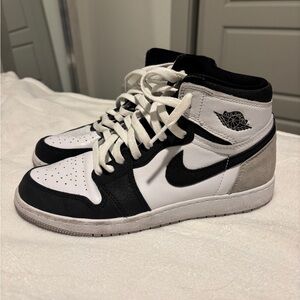 Nike Air Jordan’s Black and White High-Top